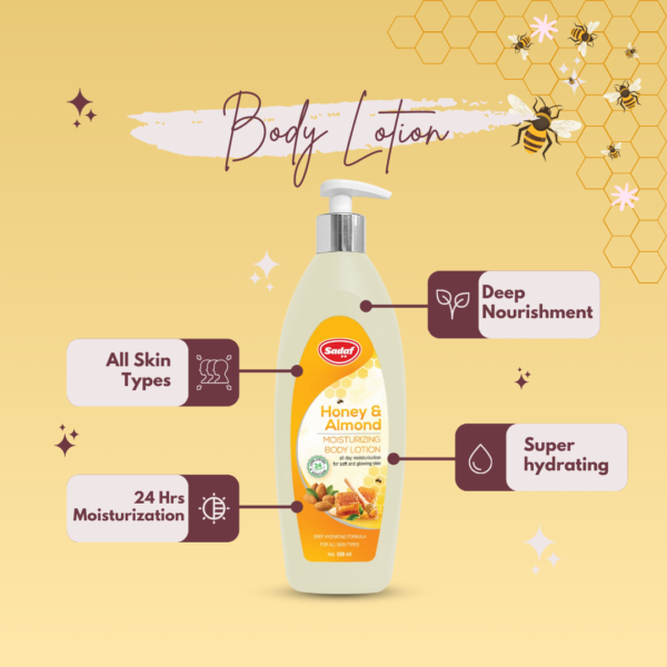 Sadaf Honey & Almond Body Lotion