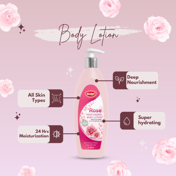 Sadaf Rose Body Lotion