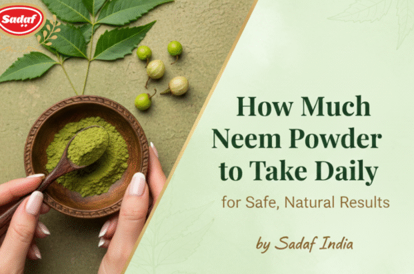 how much neem powder to take daily