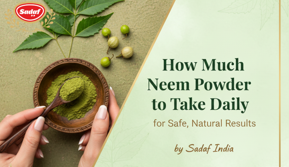 how much neem powder to take daily